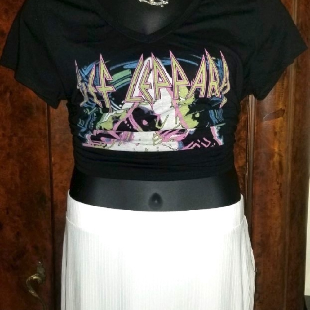 NWT Eloquii Plus Sz 18 Maxi Skirt EUC Tee
